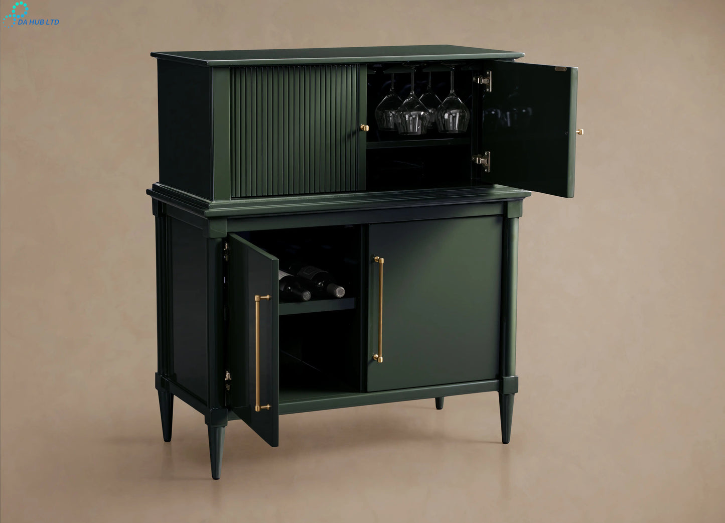 Oweili Open Bar Cabinet