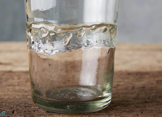 Transparent highball glass
